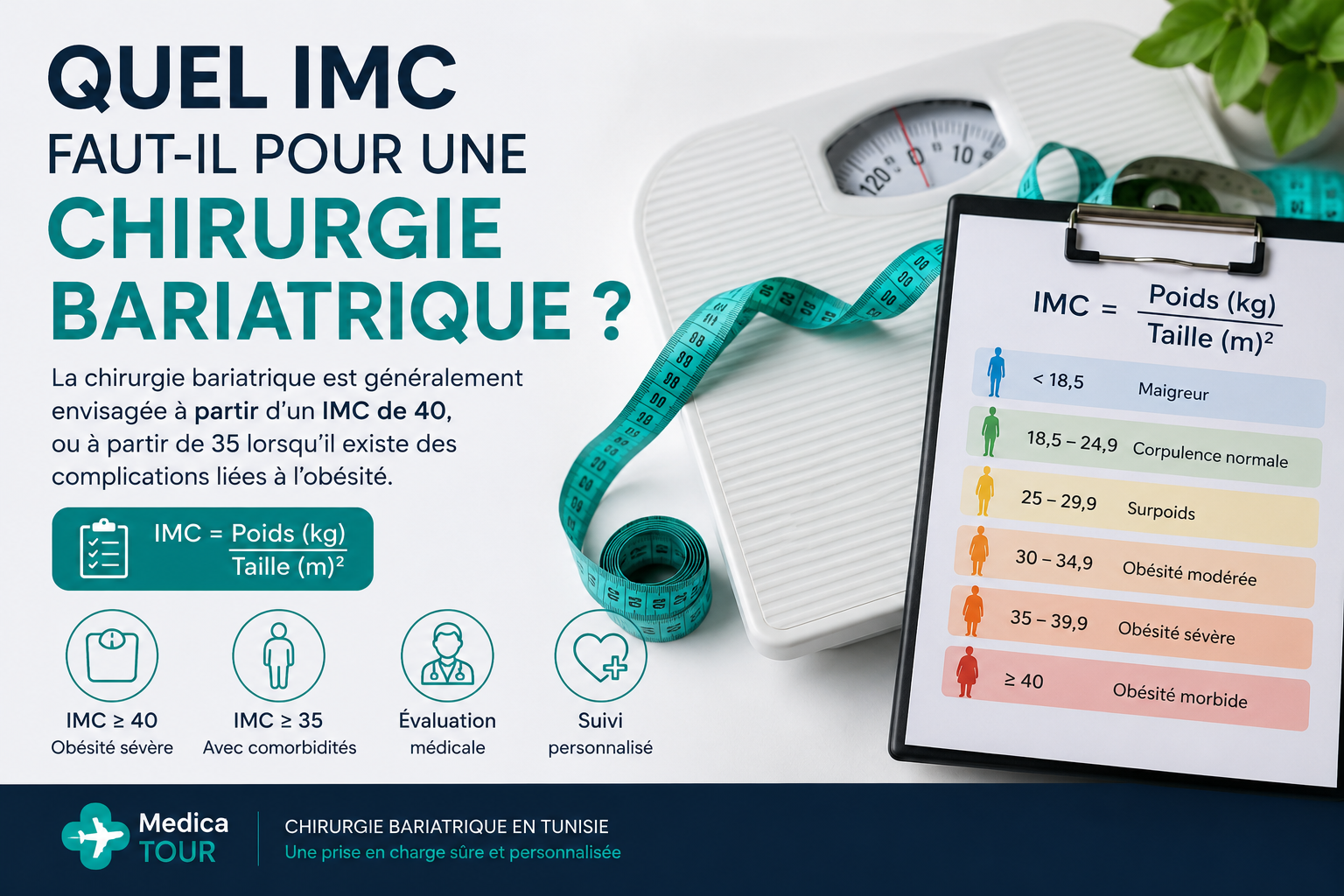 Quel IMC faut-il pour une chirurgie bariatrique en Tunisie